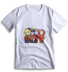 Футболка Top T-shirt Южный парк South Park 0127 белая XXS