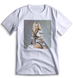 Футболка Top T-shirt Бритни Спирс Britney Spears 0139 белая XXS