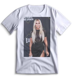 Футболка Top T-shirt Хлоя Кардашьян Khloe Kardashian 0094 белая M