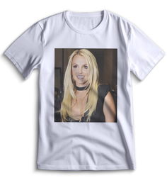 Футболка Top T-shirt Бритни Спирс Britney Spears 0031 белая L