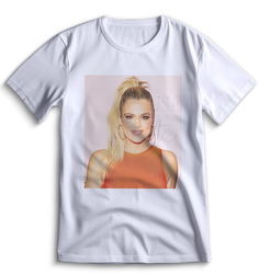 Футболка Top T-shirt Хлоя Кардашьян Khloe Kardashian 0036 белая L