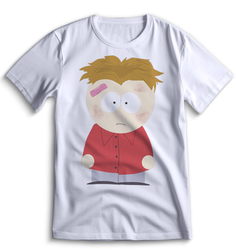 Футболка Top T-shirt Южный парк South Park 0042 белая 3XS
