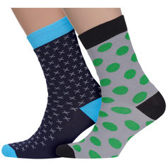 Комплект носков унисекс ХОХ 2-XF разноцветных 25