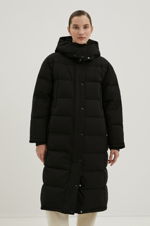 Пуховик-пальто женский Finn-Flare FWD11017 черный XL