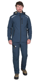 Куртка рабочая мужская СириуС 125233 синяя 48/170-176