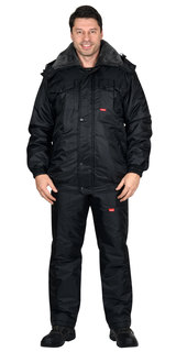 Куртка рабочая мужская СириуС 104003 черная 44/170-176