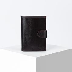 Портмоне мужское 1324258 коричневое No Brand