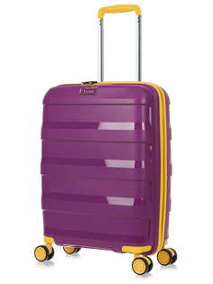 Чемодан унисекс LCase Monaco фиолетовый, 55,5x39x25,5 см