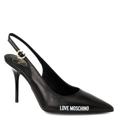 Туфли женские Love Moschino JA10149G FW23 черные 39 EU