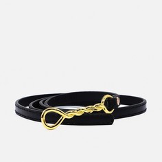 Ремень женский 9720536 черный, 110х1 см No Brand