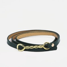 Ремень женский 9720541 зеленый, 110х1 см No Brand