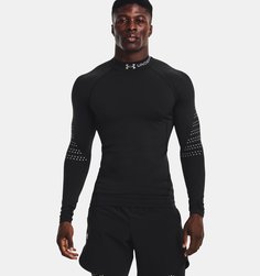 Лонгслив Under Armour Ua Cg Armour Novelty Mock мужской, 77-1373828, Black, размер XXL