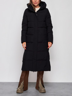 Пальто женское AD52382 черное S No Brand