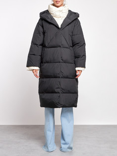 Пальто женское AD52393 черное 2XL No Brand