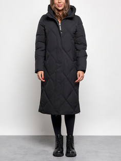 Пальто женское AD52358 черное M No Brand