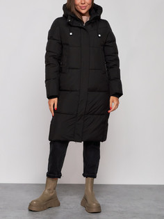 Пальто женское AD52328 черное M No Brand