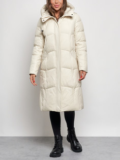 Пальто женское AD52332 бежевое M No Brand