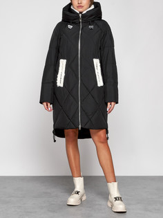 Пальто женское AD51128 черное XL No Brand