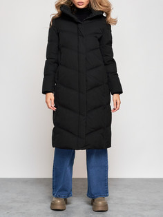 Пальто женское AD52325 черное 2XL No Brand