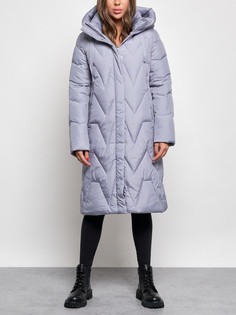 Пальто женское AD586828 голубое XL No Brand