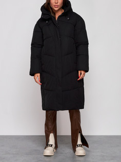 Пальто женское AD52326 черное M No Brand