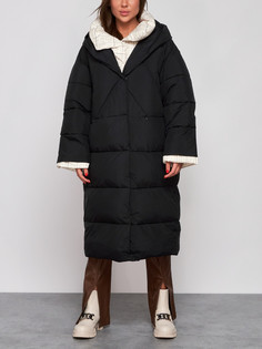 Пальто женское AD52395 черное S No Brand