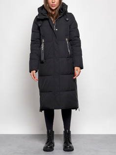 Пальто женское AD52351 черное S No Brand
