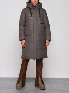 Пальто женское AD52331 серое XL No Brand