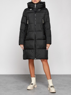 Пальто женское AD51155 черное XL No Brand