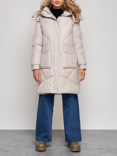 Пальто женское AD52321 серое XL No Brand