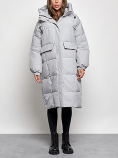 Пальто женское AD52391 серое XL No Brand