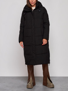 Пальто женское AD52329 черное S No Brand