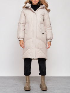 Пальто женское AD52323 серое XL No Brand