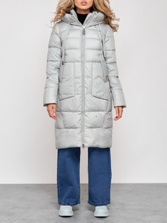 Пальто женское AD589098 зеленое 2XL No Brand