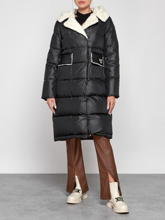 Пальто женское AD1322367 черное 3XL No Brand