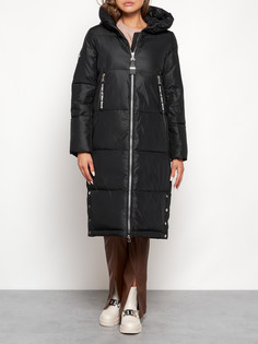 Пальто женское AD13816 черное 3XL No Brand