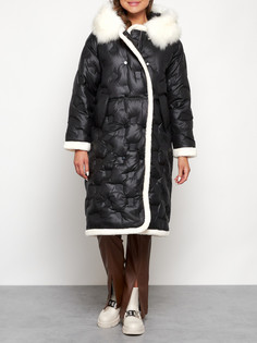Пальто женское AD132290 черное 2XL No Brand