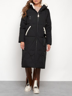 Пальто женское AD132227 черное 5XL No Brand