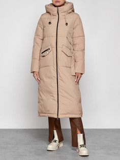 Пальто женское AD133159 бежевое 3XL No Brand