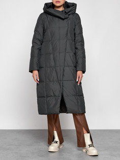 Пальто женское AD13363 серое 3XL No Brand