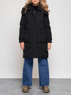 Пальто женское AD52321 черное XL No Brand