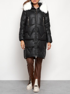 Пальто женское AD13305 черное 2XL No Brand