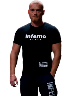 Футболка мужская INFERNO style Ф-001-006 черная S