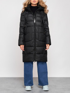 Пальто женское AD589098 черное XL No Brand