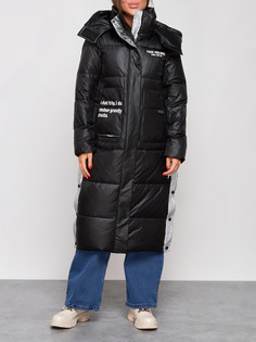 Пальто женское AD5873 черное XL No Brand