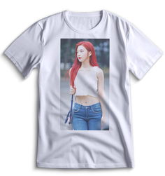 Футболка Top T-shirt red velvet k-pop Красный Вельвет 0116 белая M