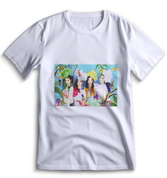 Футболка Top T-shirt red velvet k-pop Красный Вельвет 0010 белая XS