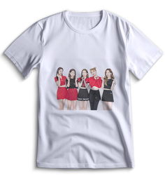 Футболка Top T-shirt red velvet k-pop Красный Вельвет 0009 белая S