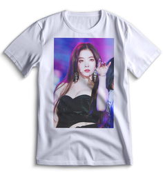 Футболка Top T-shirt red velvet k-pop Красный Вельвет 0125 белая S