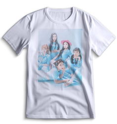 Футболка Top T-shirt red velvet k-pop Красный Вельвет 0054 белая 3XS